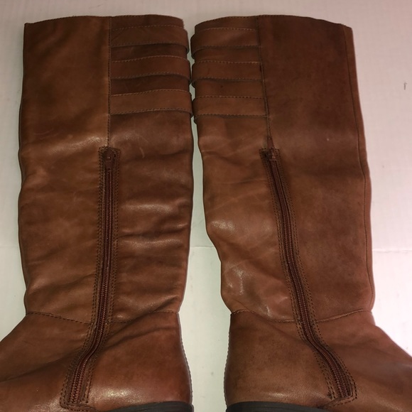 Kelsi Dagger tall brown leather Libby Boots - Picture 15 of 16